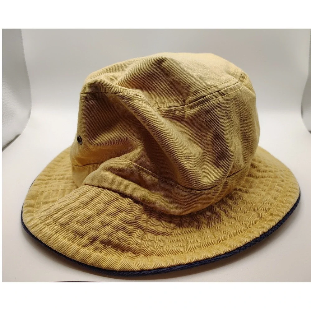DPC Authentic Khaki Cotton Bucket Hat Medium Adjustable Outdoor Sun Beach‎